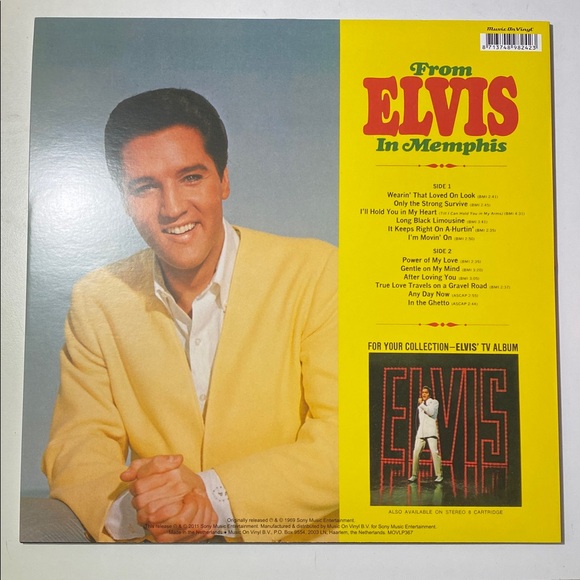 From Elvis In Memphis LP - Picture 2 of 2